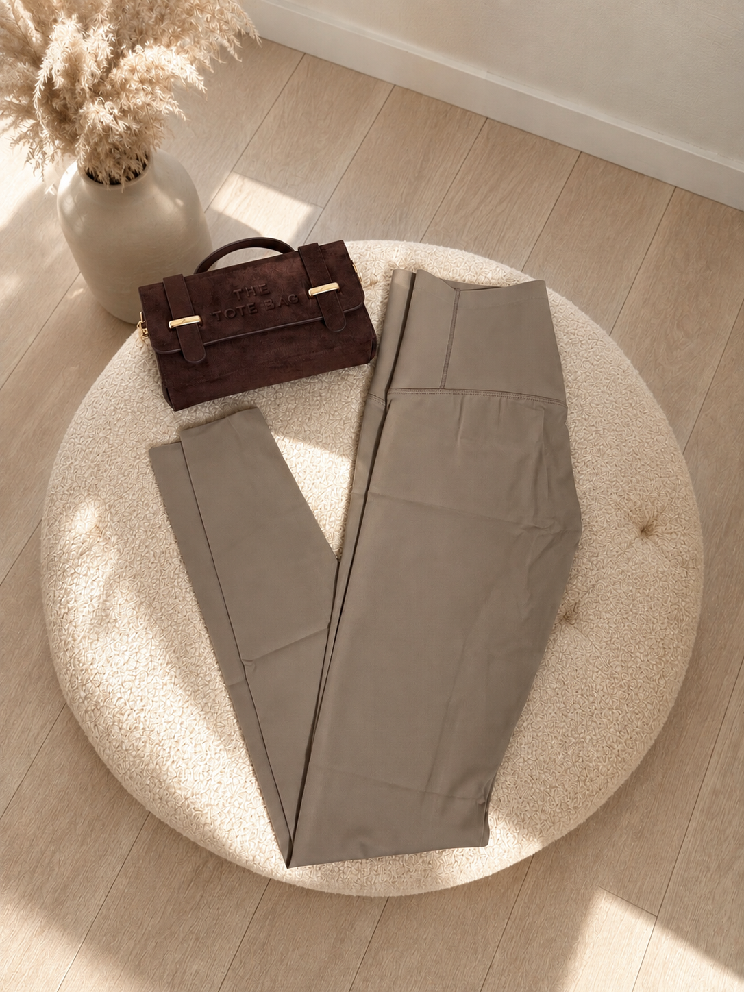 Lacey Tummy Control Leggings Beige