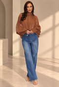 Hallie Blouse Brown