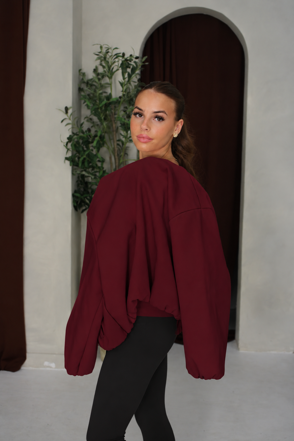Lyra Jacket Burgandy